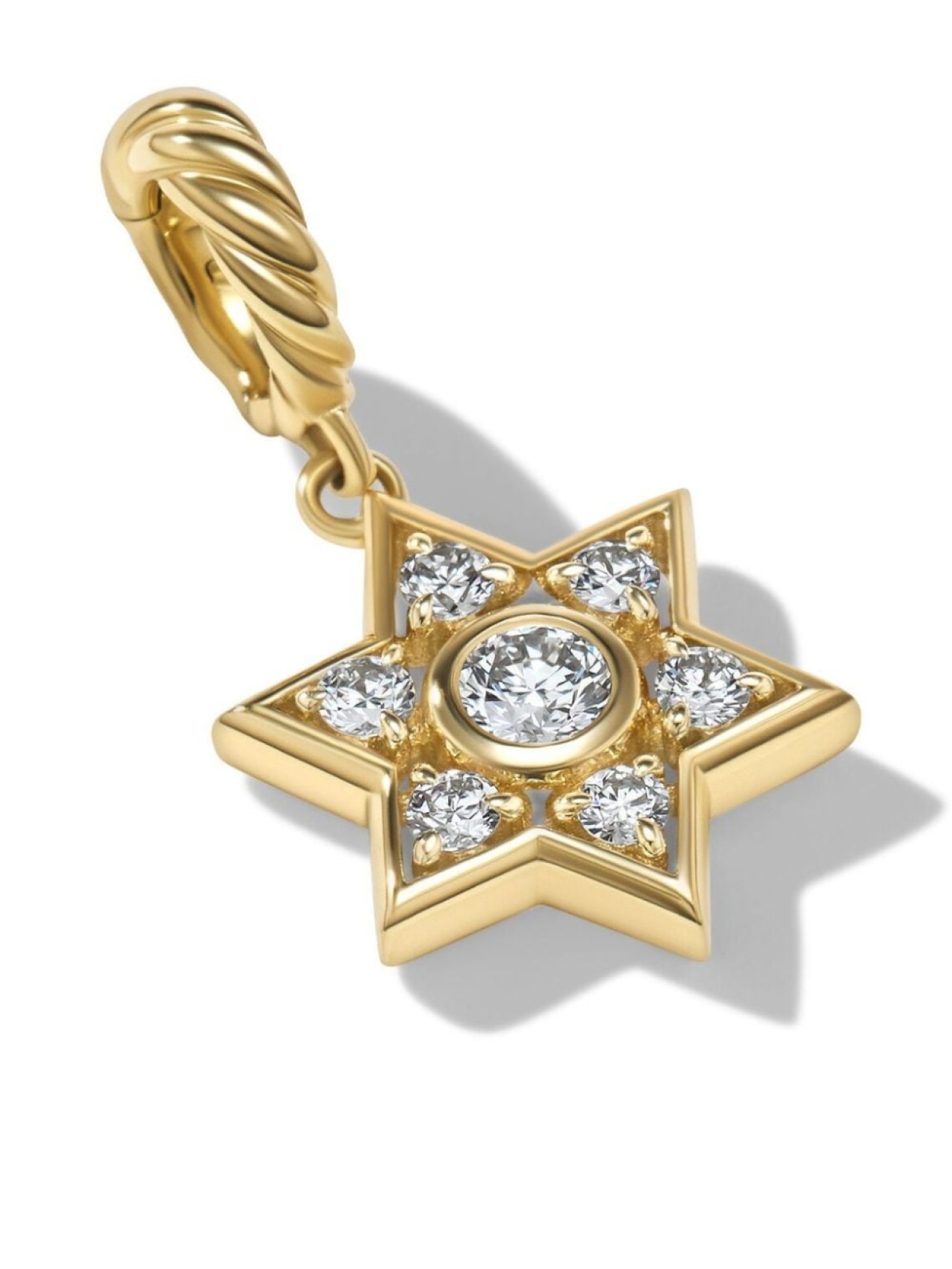 

Подвеска Star of David из желтого золота с бриллиантами David Yurman, золотой