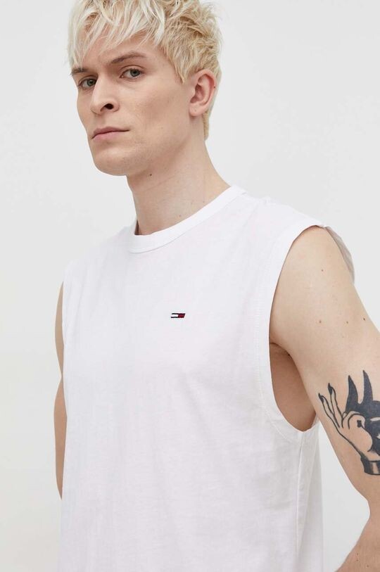 

Хлопковая футболка Tommy Jeans, белый