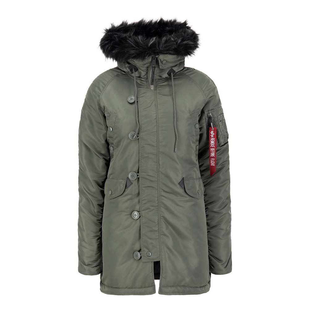 Куртка Alpha Industries N3B VF 59, серый пальто alpha industries n3b vf 59 черный