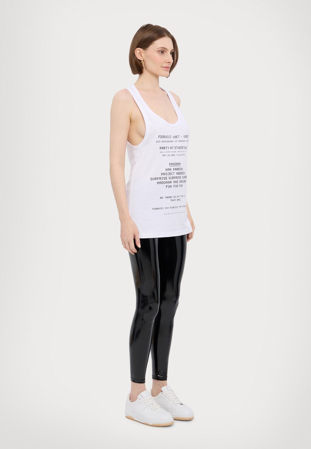 

Топ INVITATION PRINT TANK Fiorucci, белый