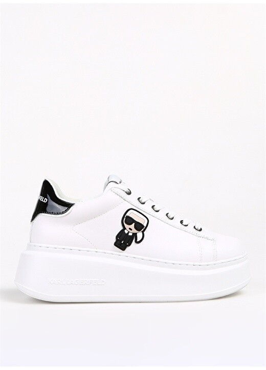 

Белые женские кожаные кроссовки Karl Lagerfeld