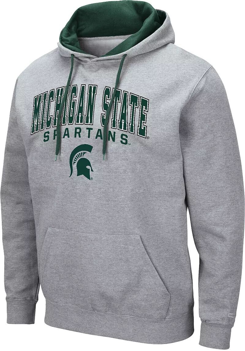 

Colosseum Серая мужская толстовка Michigan State Spartans