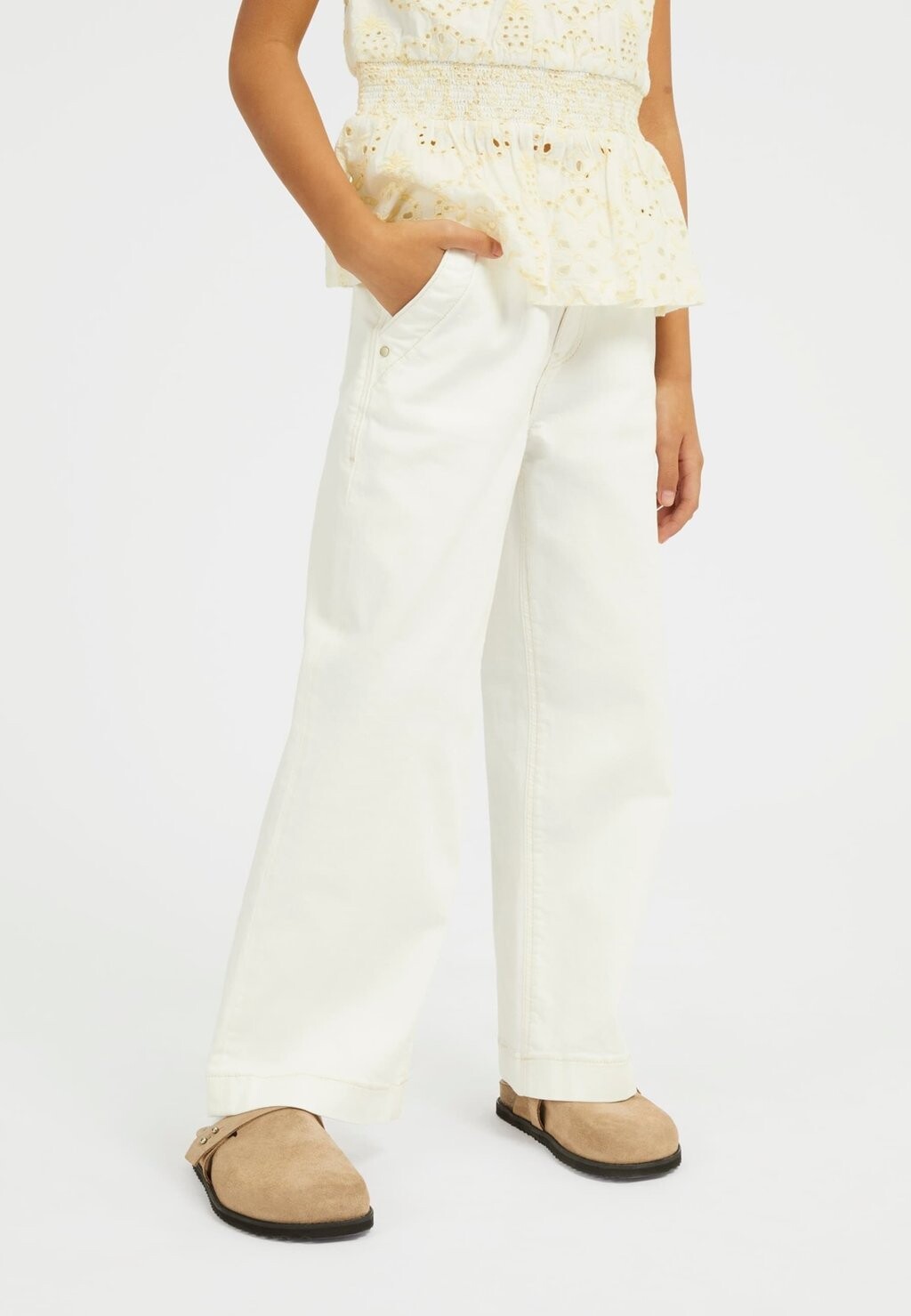 

Прямые джинсы High Waist Guess, бежевыйовый