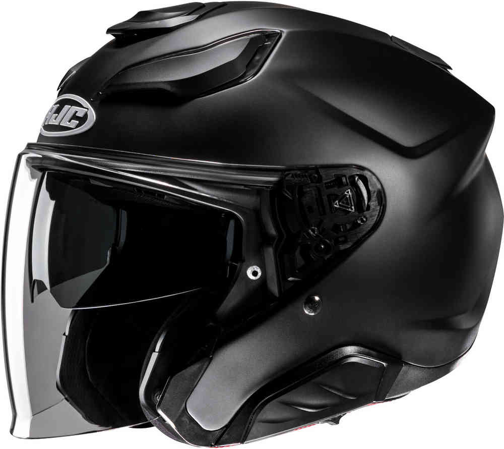 F31 Твердый реактивный шлем HJC, черный мэтт реактивный шлем v30 hjc черный мэтт