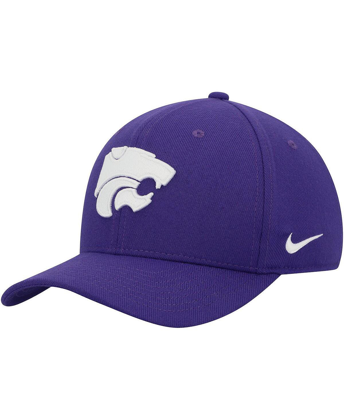 

Мужская фиолетовая кепка Kansas State Wildcats Classic99 с логотипом Swoosh Performance Flex. Nike