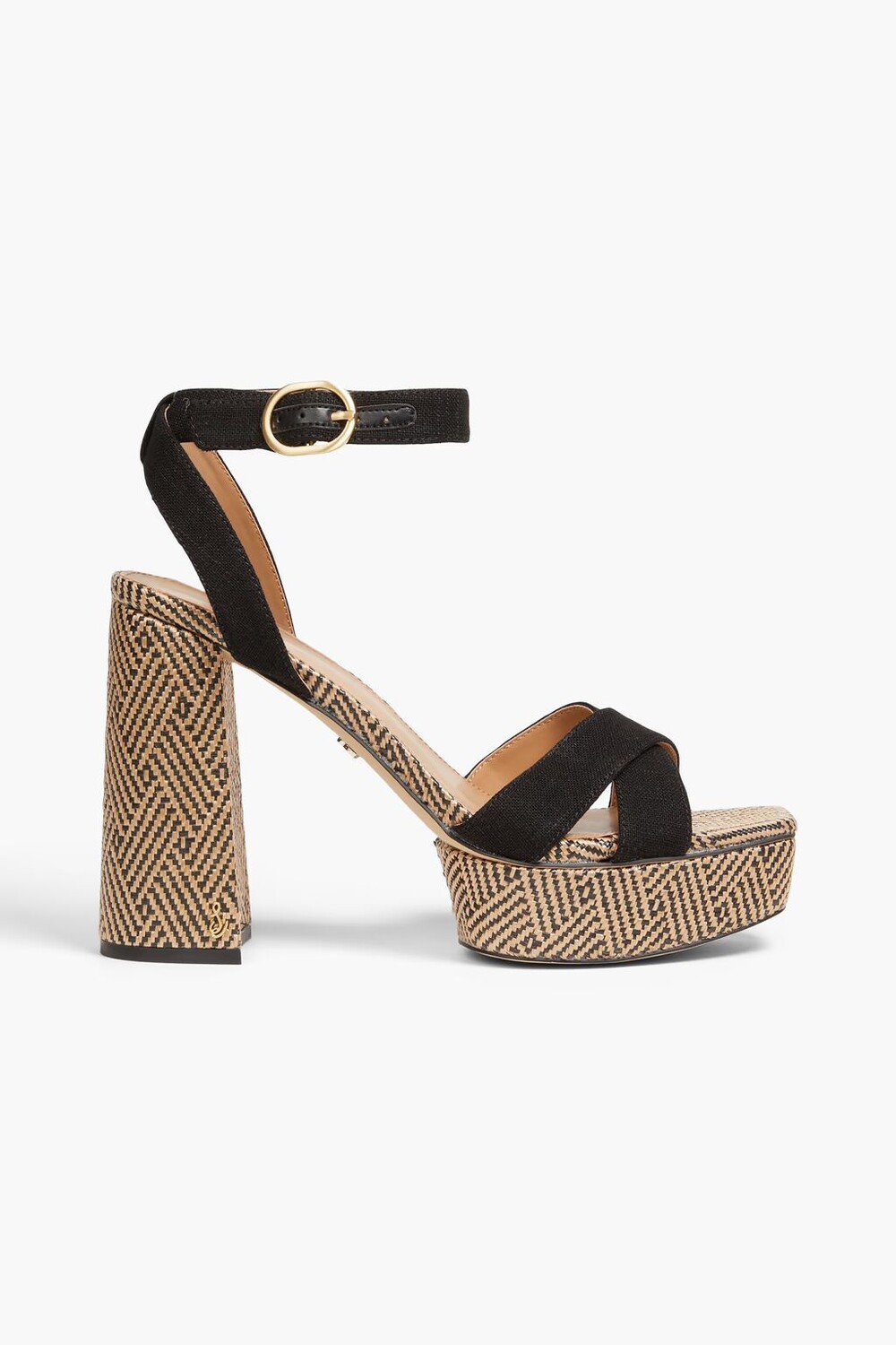 

Плетеные босоножки Nolita на платформе Sam Edelman, черный
