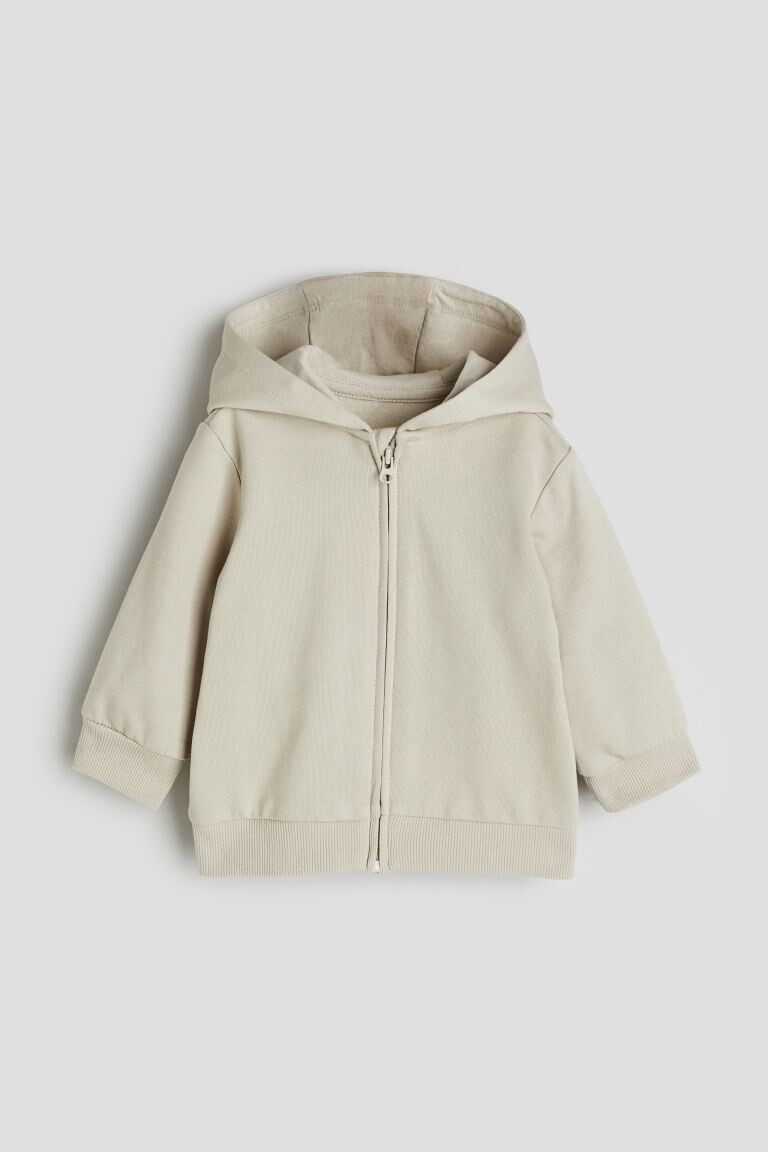 

Толстовка с капюшоном на молнии H&M, бежевый