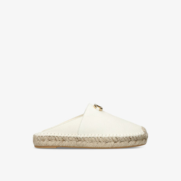 

Кожаные эспадрильи moon с декором vlogo Valentino Garavani, белый