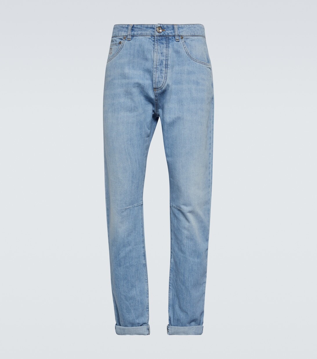 

Узкие джинсы Brunello Cucinelli, синий