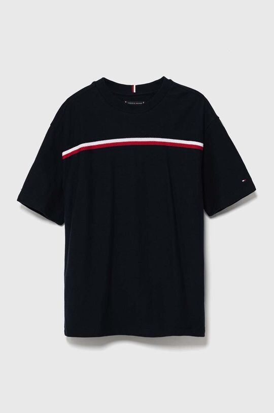 

Хлопковая футболка для детей Tommy Hilfiger, темно-синий