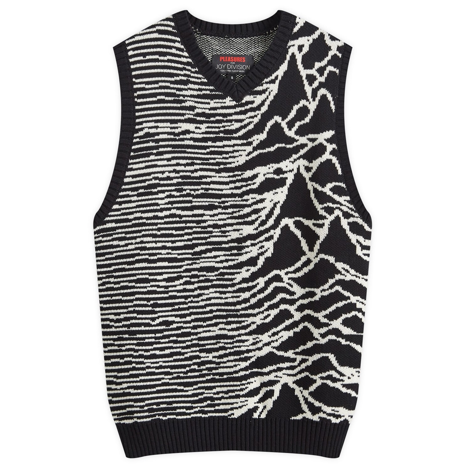 

Вязаный жилет Pleasures Interzone Sweater Vest, черный