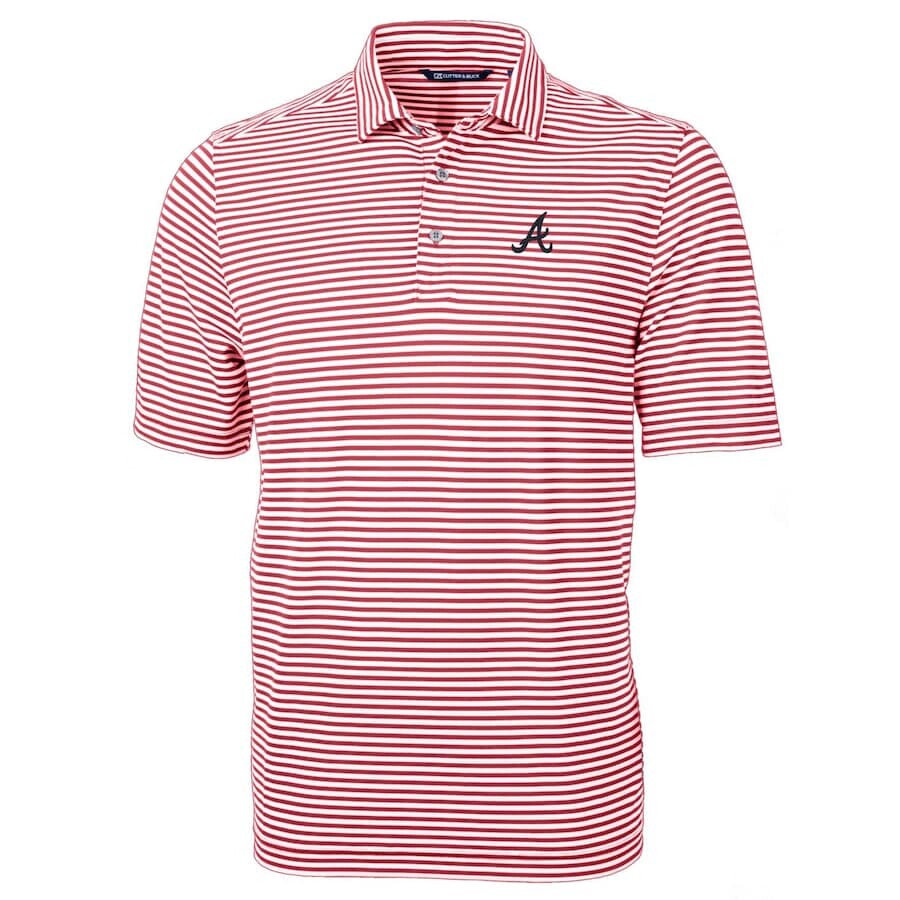 

Поло с коротким рукавом Cutter & Buck Atlanta Braves, красный