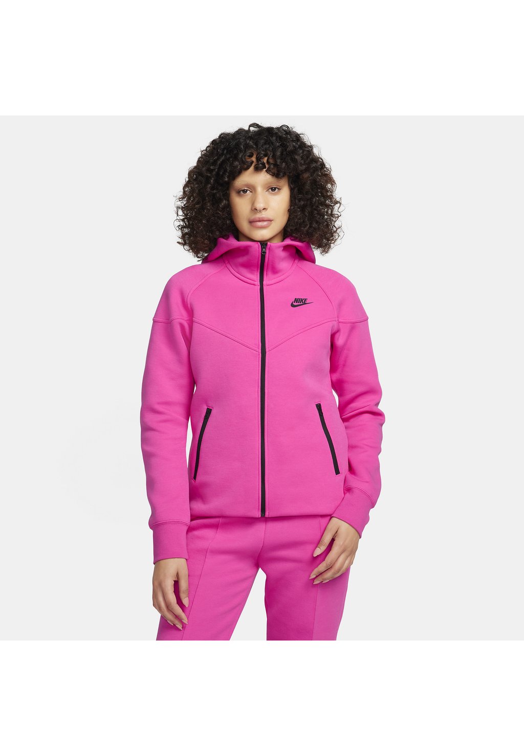 Толстовка TECH FLEECE Nike Sportswear, цвет alchemy pink black