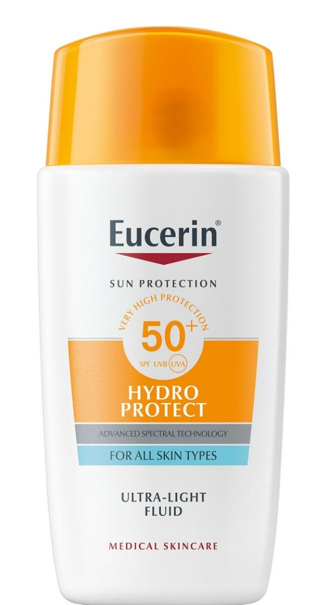 Eucerin Hydro Protect SPF50+ жидкость для лица, 50 ml цена и фото