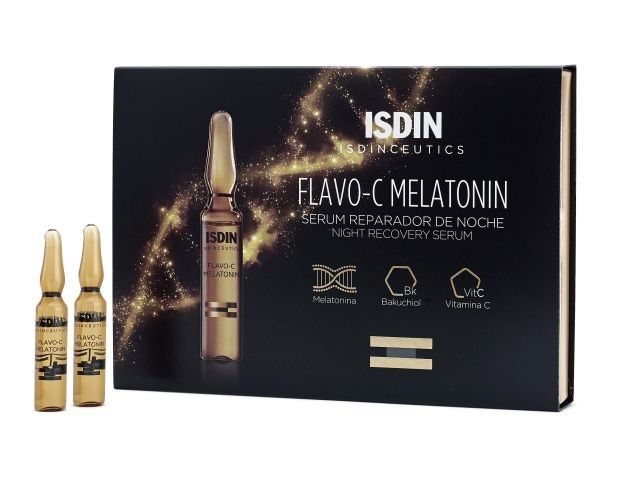 Сыворотка для лица Isdin Isdinceutics Flavo C Melatonin, 1 шт isdinceutics flavo c antioxidant serum 15ml