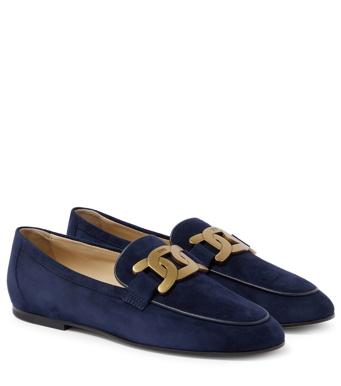 

Замшевые лоферы Kate Tod's, синий