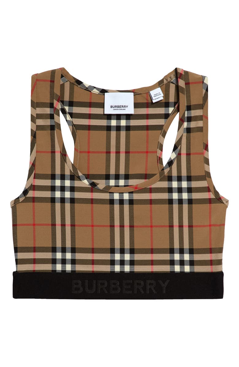 

спортивный бюстгальтер в клетку Dalby BURBERRY