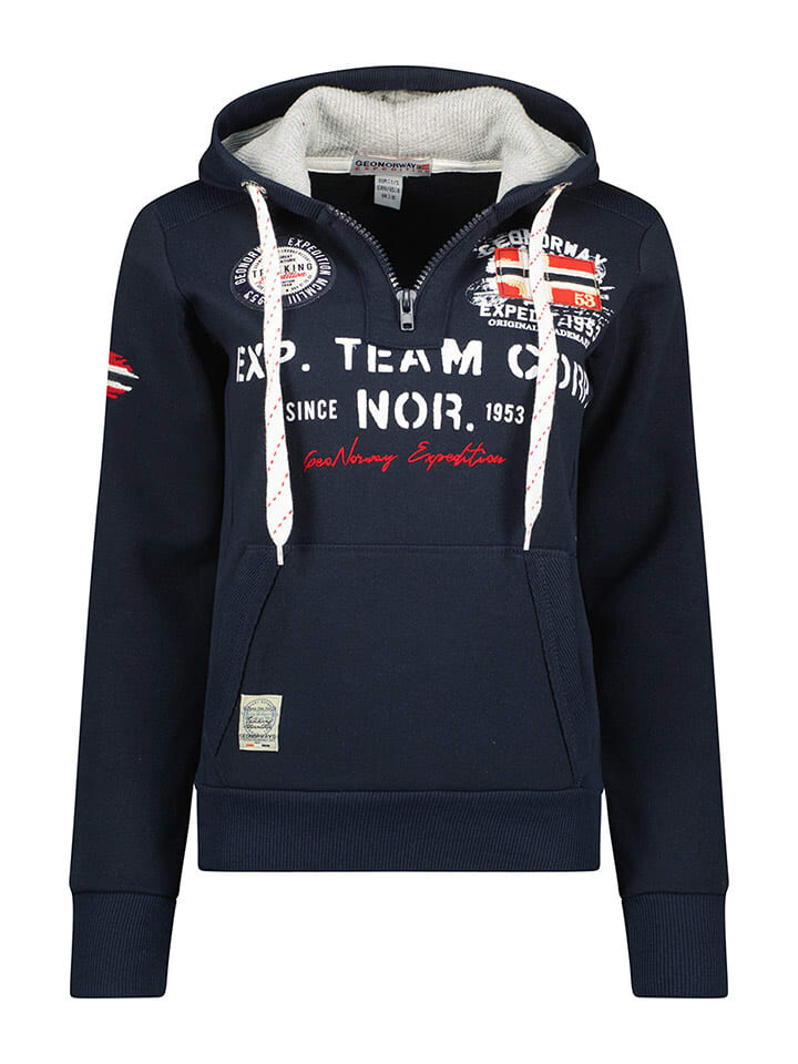 

Толстовка Geographical Norway, темно-синий, Черный