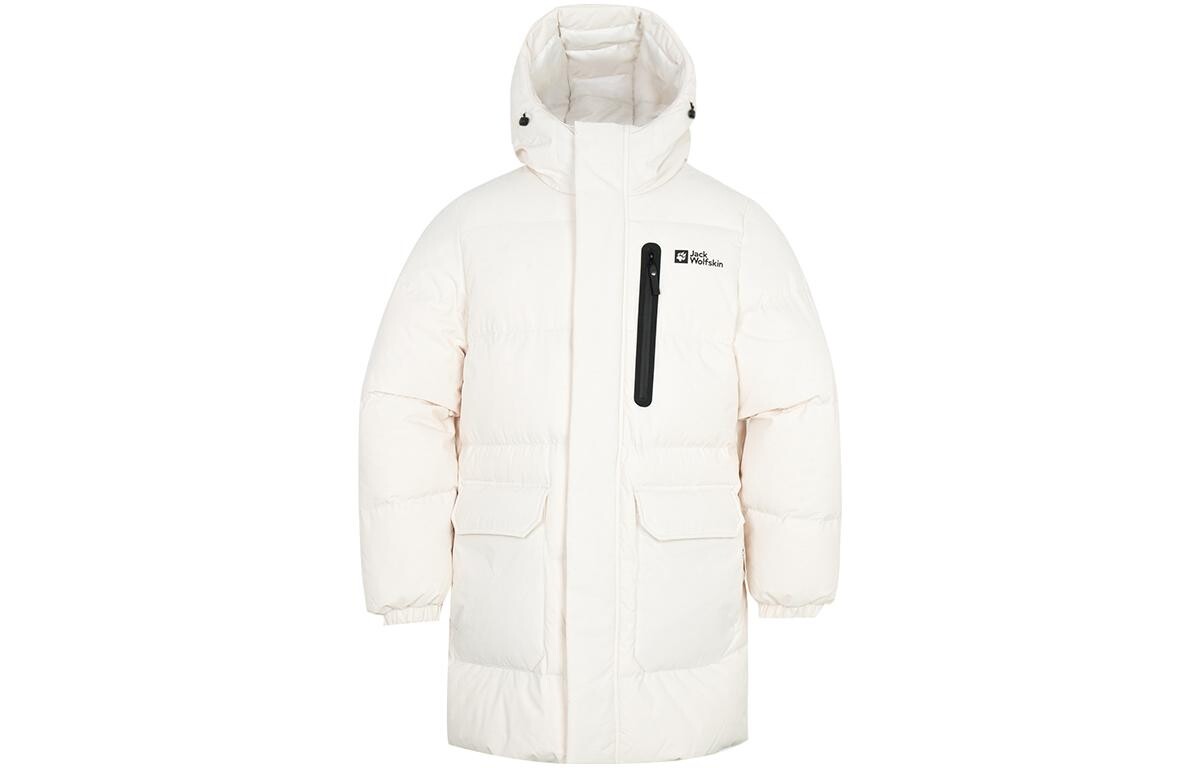 

Пуховик унисекс Jack Wolfskin, цвет Grey olive/4550