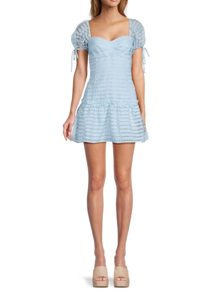 

Мини-платье Bryla Sweetheart Amanda Uprichard, цвет Powder Blue