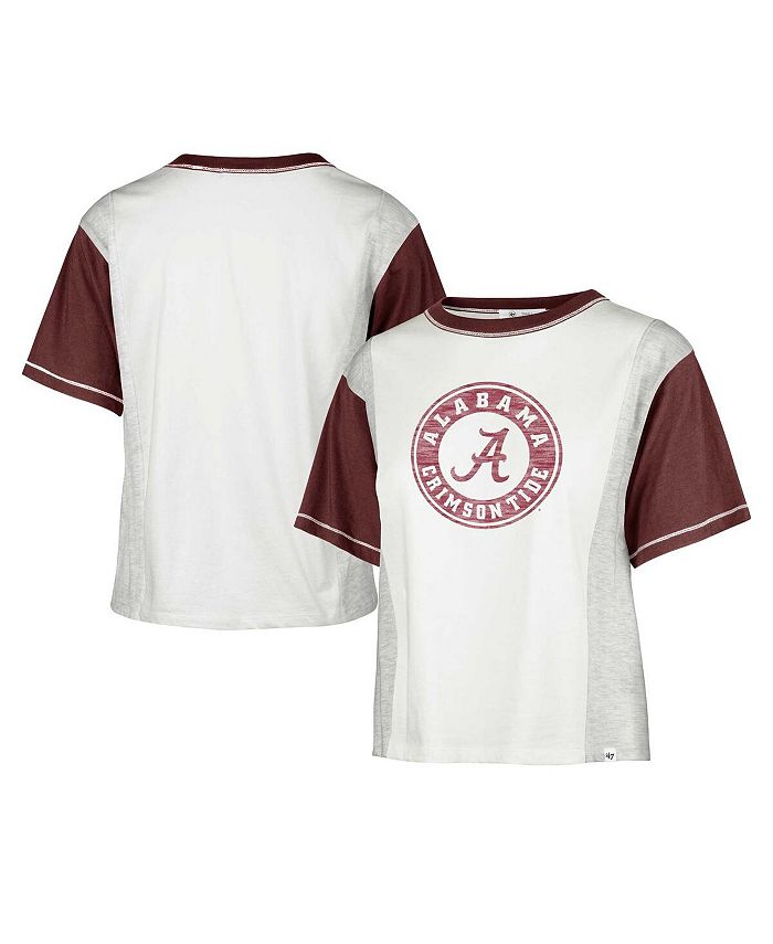Женская белая рваная футболка Alabama Crimson Tide Premier Tilda '47 Brand, белый tide brand men