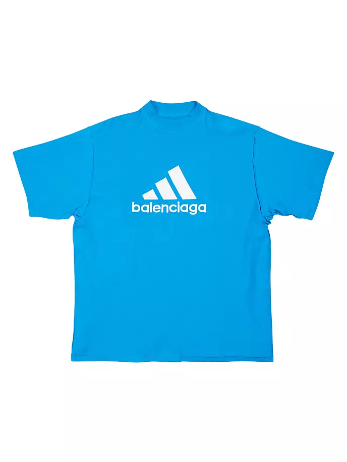 

Футболка Balenciaga/ Adidas Oversized Balenciaga, белый