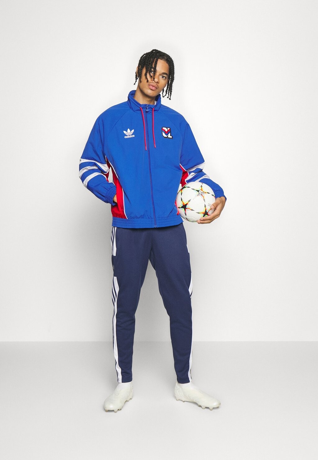 

Команда Olympique Lyon 95-96 Tracktop adidas Originals, цвет collegiate royal