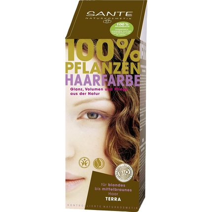 Натуральная растительная краска для волос Sante Terra Earth, Sante Naturkosmetik