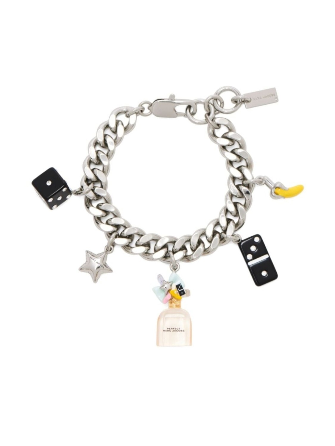 

Браслет The Mini Icon Marc Jacobs, серебряный