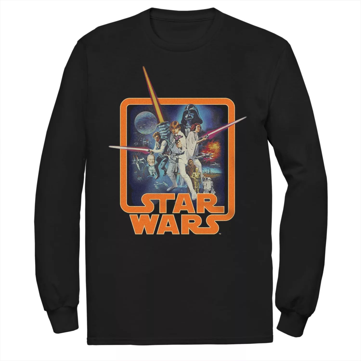 Мужская классическая групповая футболка «Звездные войны» Licensed Character мужская футболка в стиле поп музыки звездные войны мандалорская групповая съемка licensed character