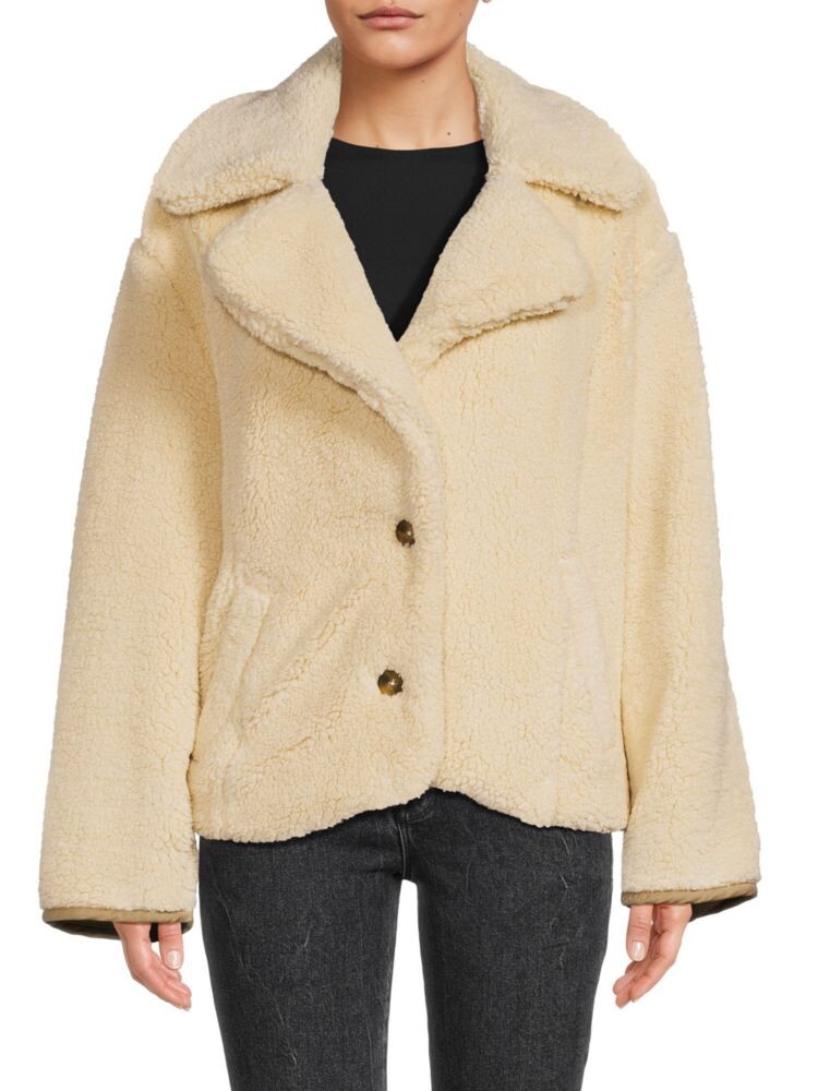 

Куртка из искусственного меха Joplin Free People, бежевый