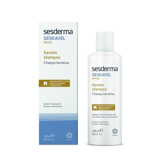 

Шампунь с креатином, 200 мл Sesderma, Seskavel Repair