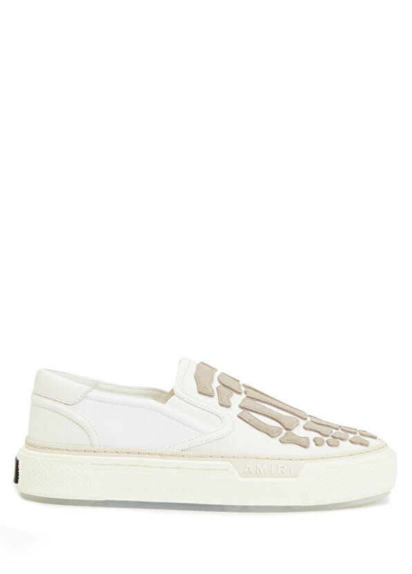 

Белые мужские кожаные кроссовки skel top slip on Amiri