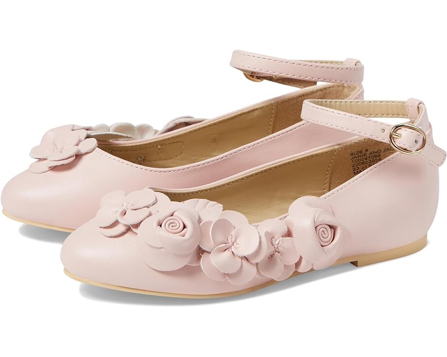 

Балетки Janie and Jack Pink Flower Flat, цвет Multicolor