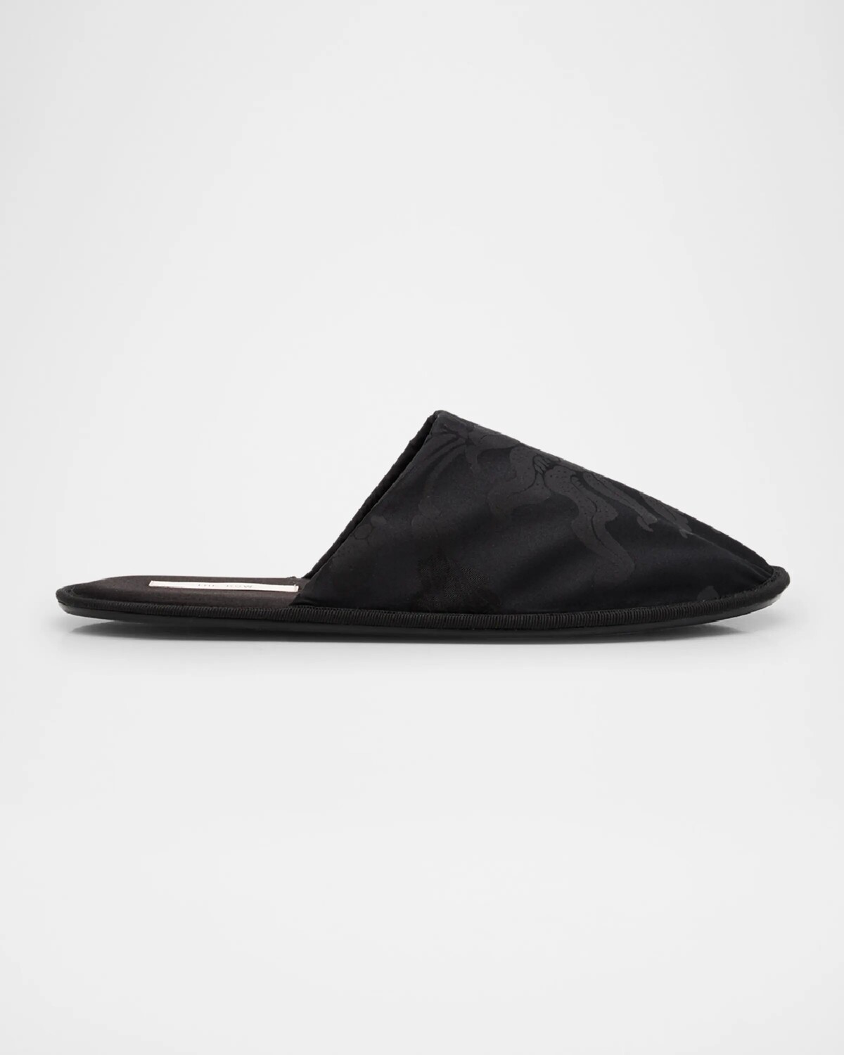

Шелковые тапочки-мюли Frances Brocade The Row, цвет Blk Black