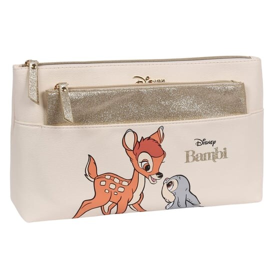 

Бежево-золотой косметичка Travel, 2 шт. Bambi Thumper Disney