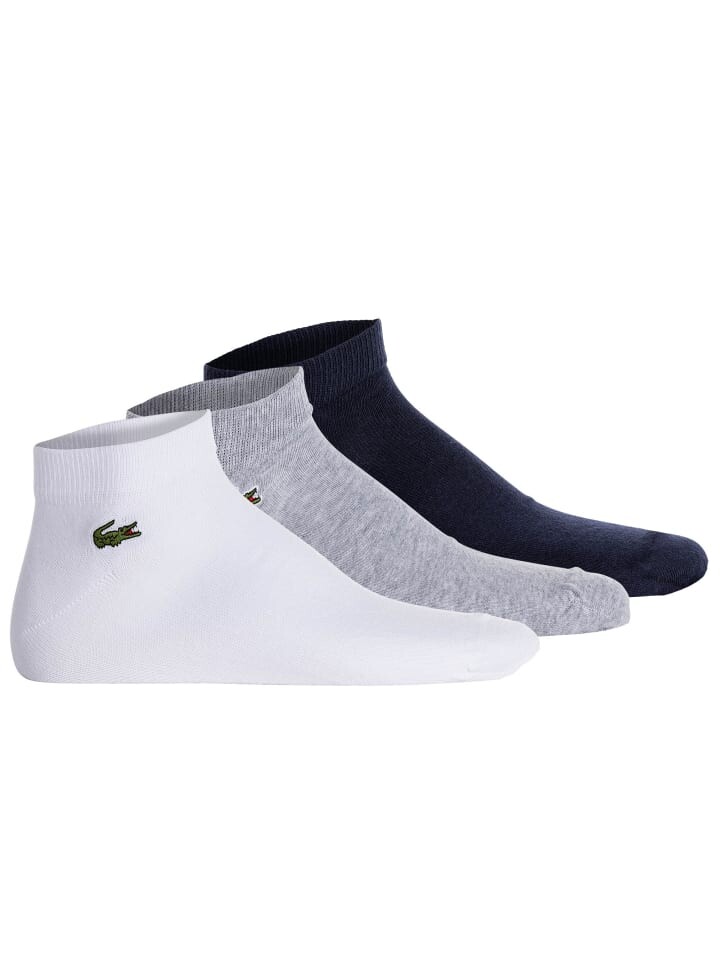 

Носки Lacoste 3er Pack, цвет weiß/grau/dunkelblau