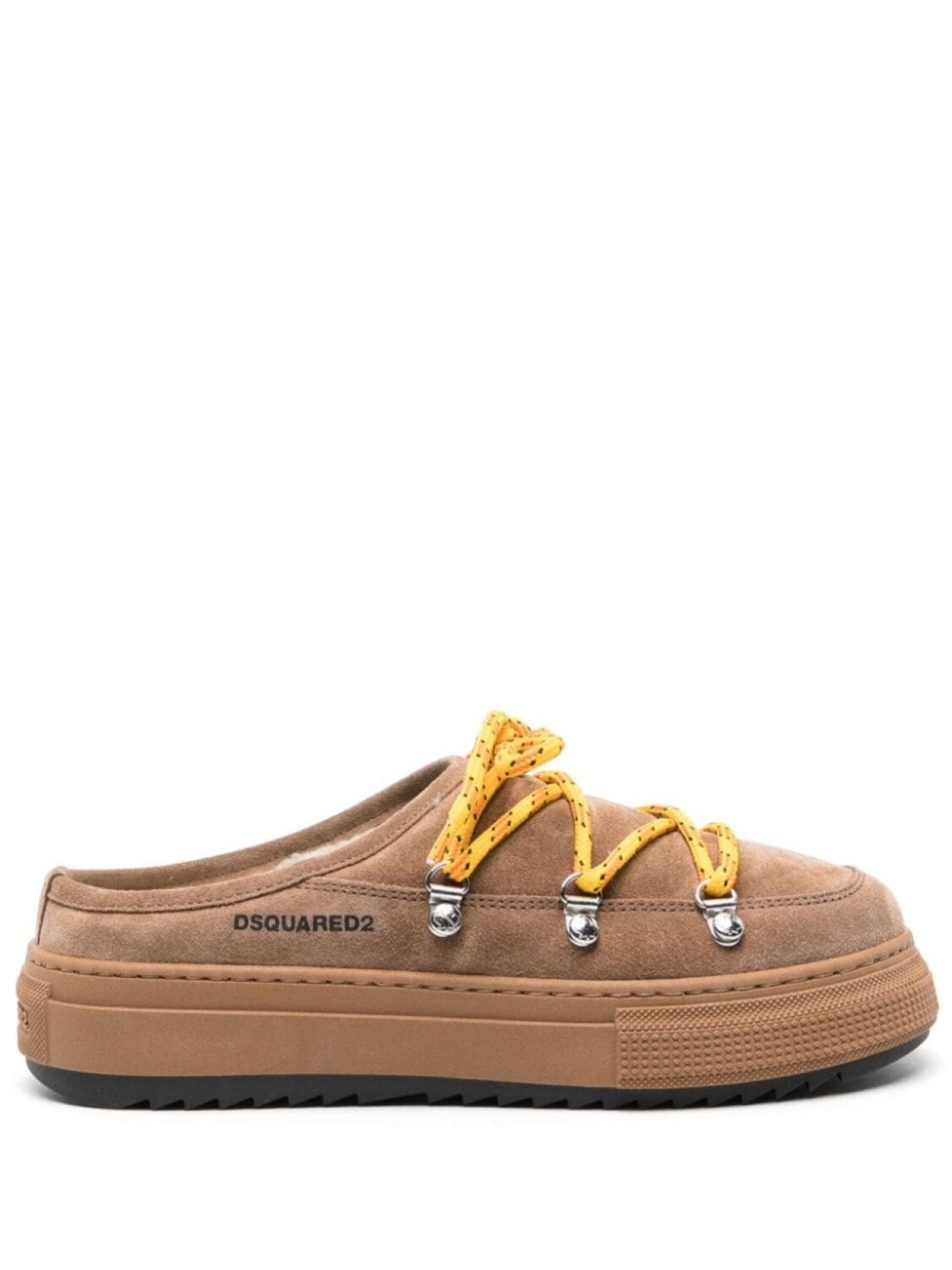 

Dsquared2 Boogie suede mules, коричневый