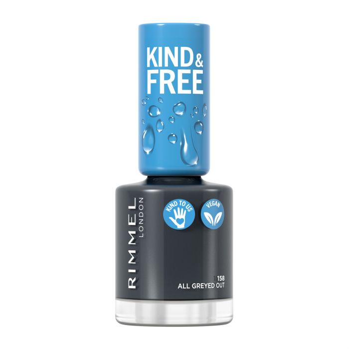 

Лак для ногтей Kind & Free Laca de uñas Rimmel, 158 All Greyed Out