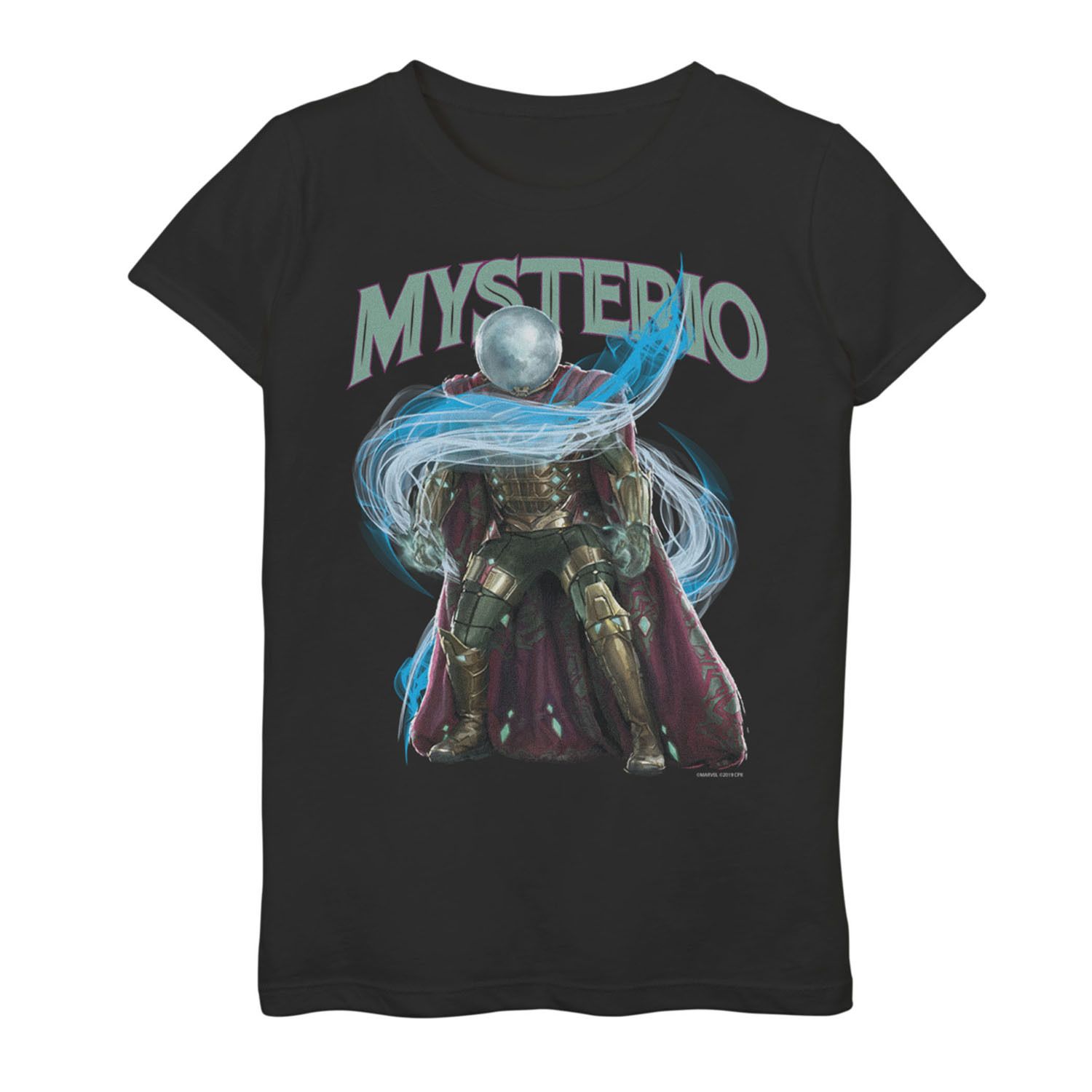 Футболка с рисунком Mysterio для девочек 7–16 лет «Человек-паук Marvel вдали от дома» Marvel