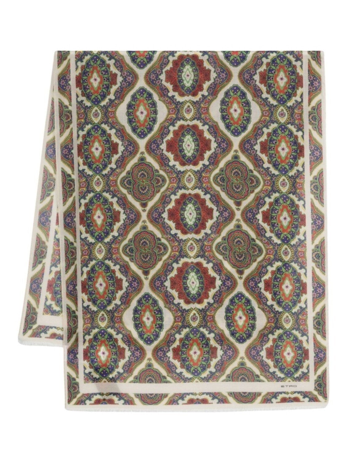 

ETRO шарф с принтом пейсли, коричневый