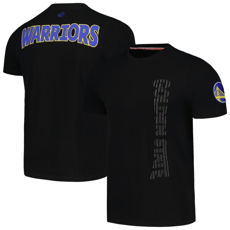 

Футболка с коротким рукавом FISLL Golden State Warriors, черный