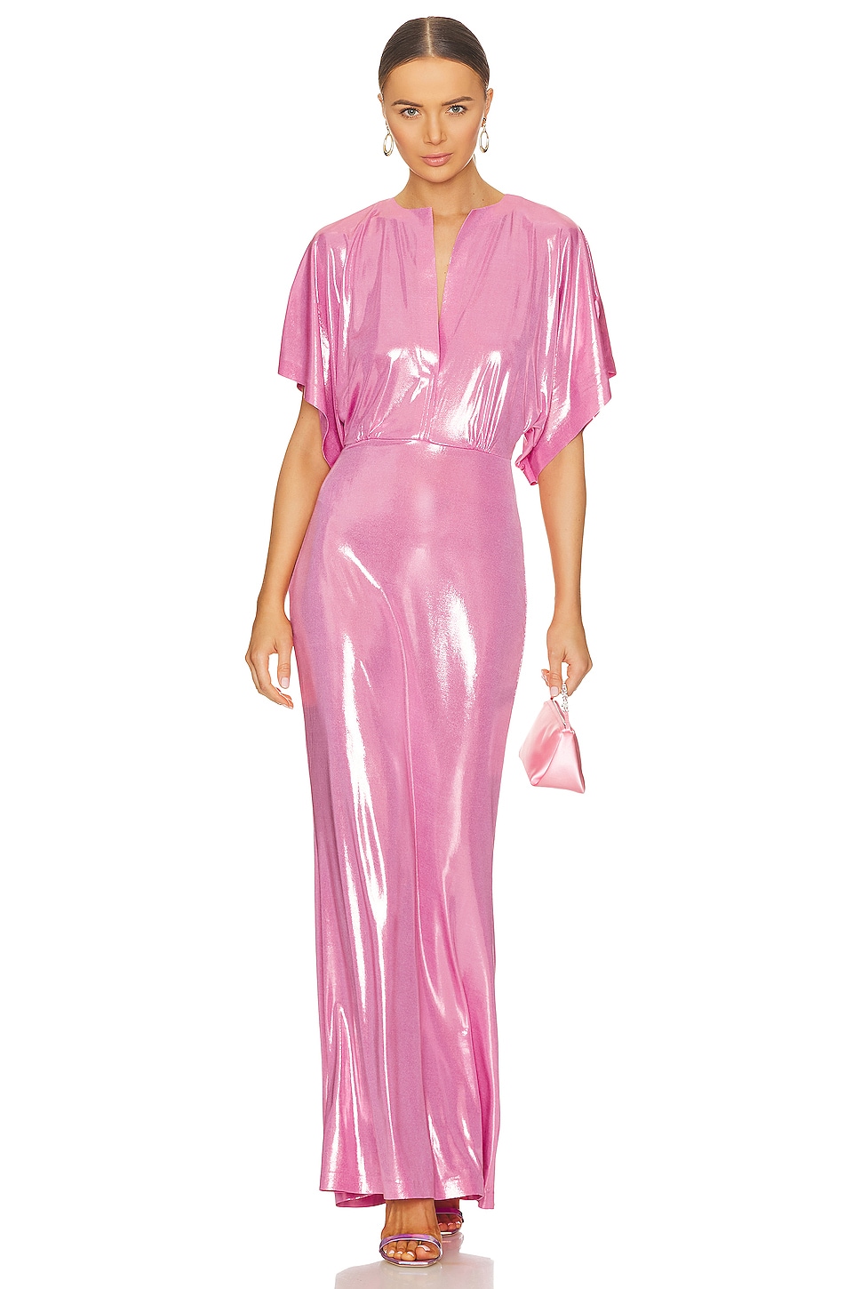 Платье Norma Kamali Obie Gown, цвет Candy Pink