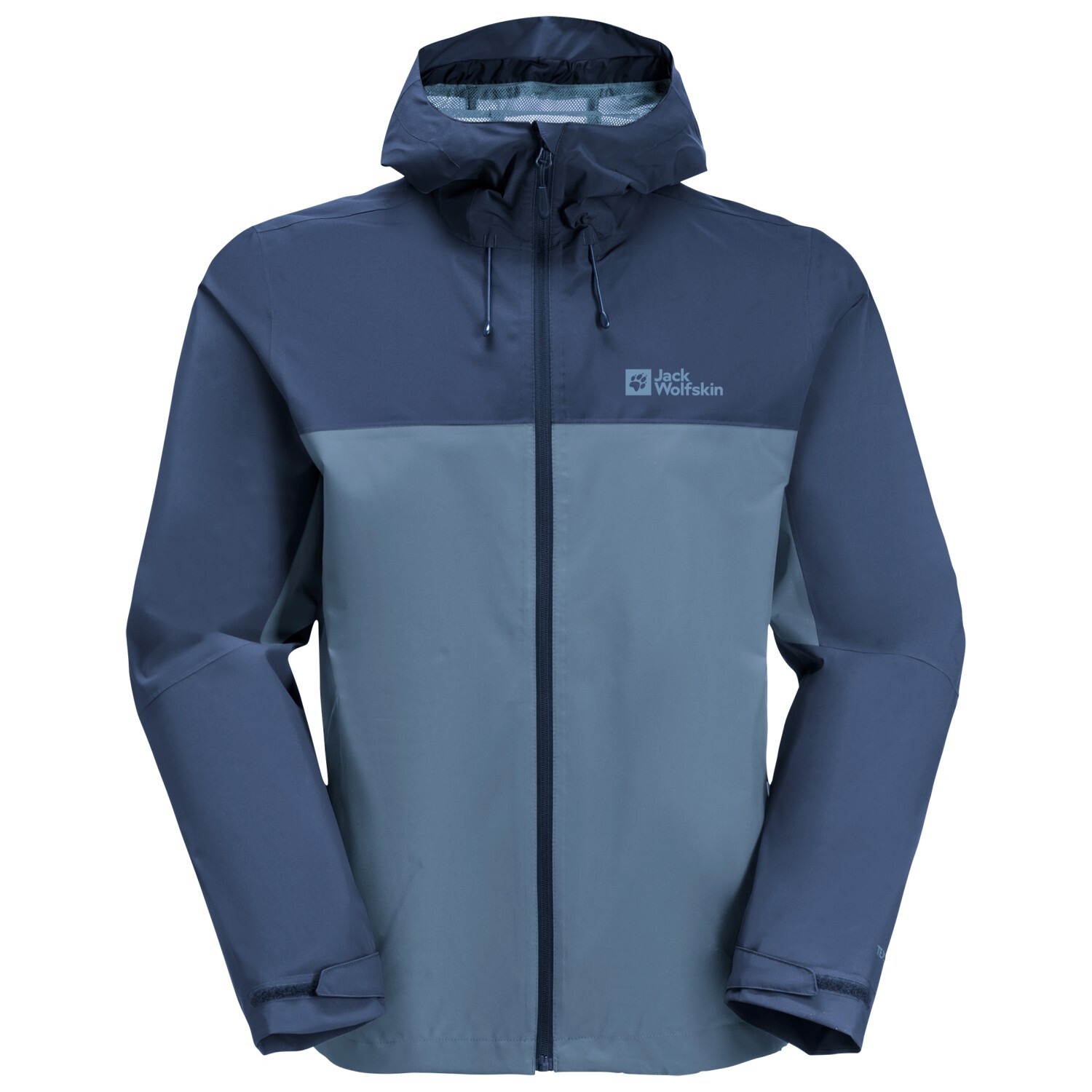 Дождевик Jack Wolfskin Weiltal 2L, цвет Elemental Blue 10 шт лот bts5241l 5241l или bts5241 2l or bts5241g bts5240l bts5240g bts5242l bts5246 2l bts5210l bts5210g bts5215l выключатель питания