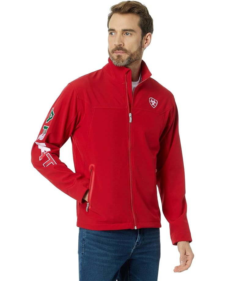 Куртка Ariat New Team Softshell Mexico Water-Resistant, красный
