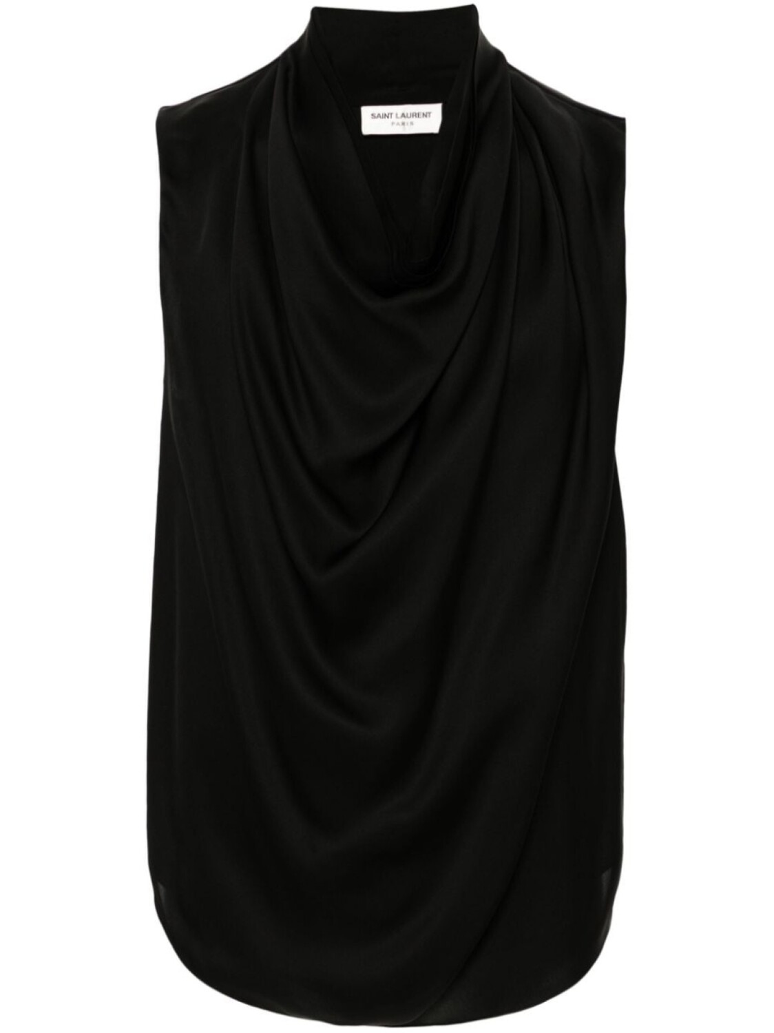 

Saint Laurent шелковая блузка, черный