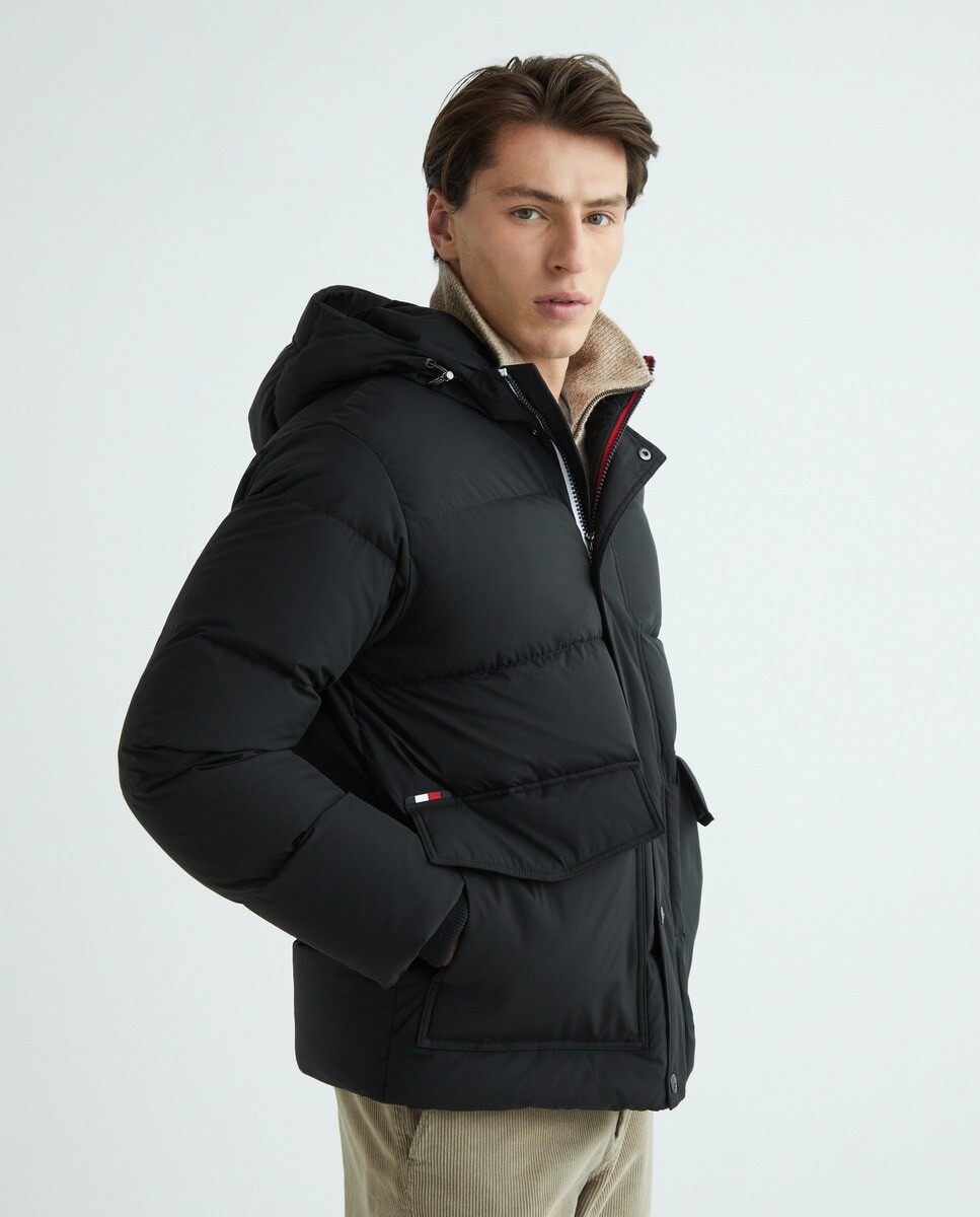 

Стеганая мужская куртка Tommy Hilfiger, черный