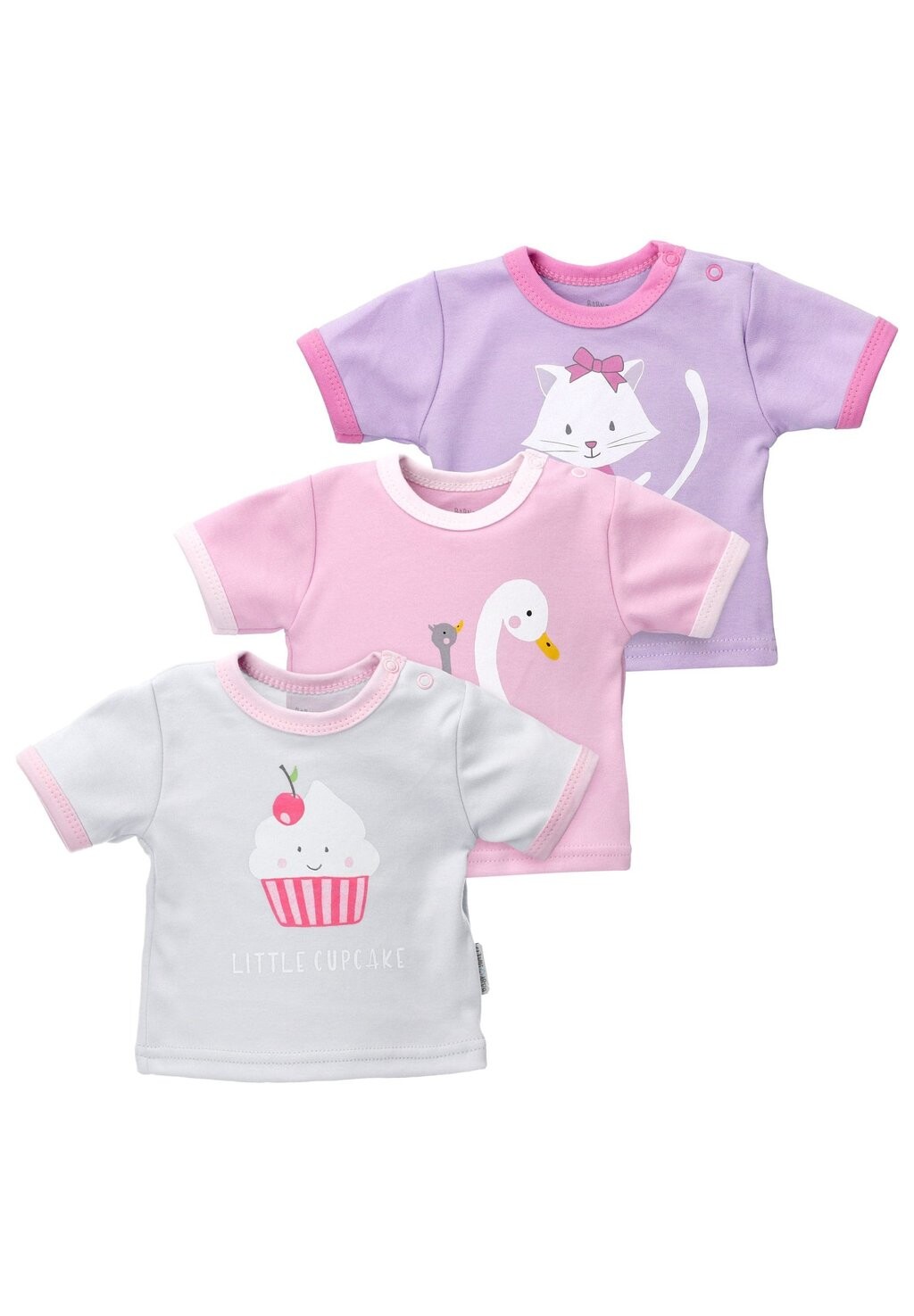 

Футболка с принтом Baby Sweets, цвет grey light pink