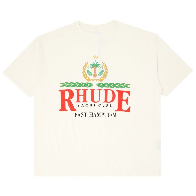 

Футболка Rhude East Hampton Crest 'Vintage White', белый