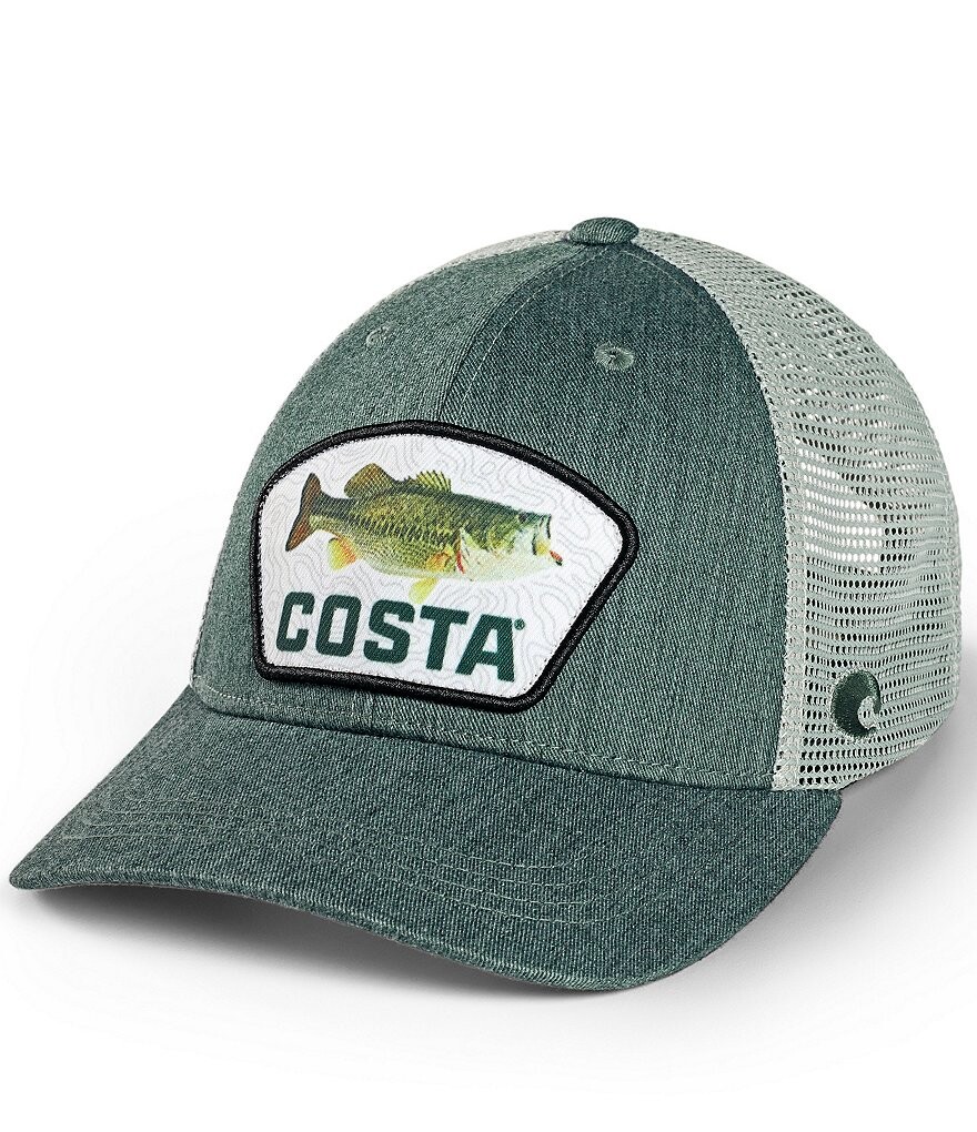 

Кепка Costa Largemouth Bass Topo Trucker, зеленый